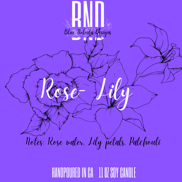 Rose-Lily Soy Candle